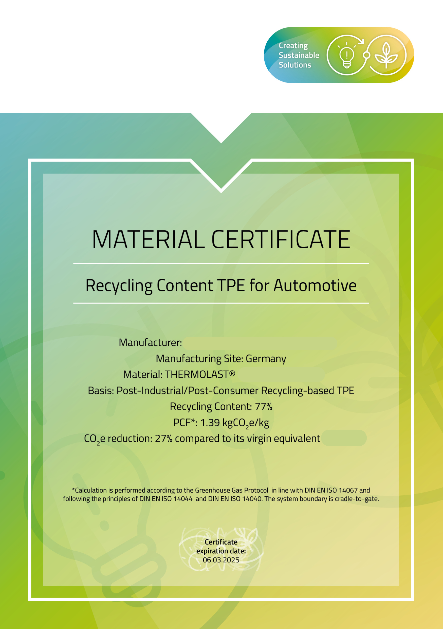 Tesla Model Y 5-teiliges Gummimattenset Tessi® Greenline 75% Recycling Material